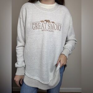 Great Smokey Mountains pullover crewneck sweatshirt size extralarge cotton blend